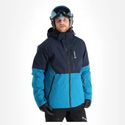 Tenson, Yoke Ski Jacket Ski-jas Heren Turquoise Blauw