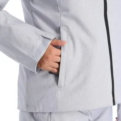 4F, Kudn001 Ski-jas Dames Cold Light Melange Grijs -Cmp Ski-uitrusting Winkel 4f kudn001 aa jas gevoerd dames cold light melange grijs 224fxxx101v1 BI 10