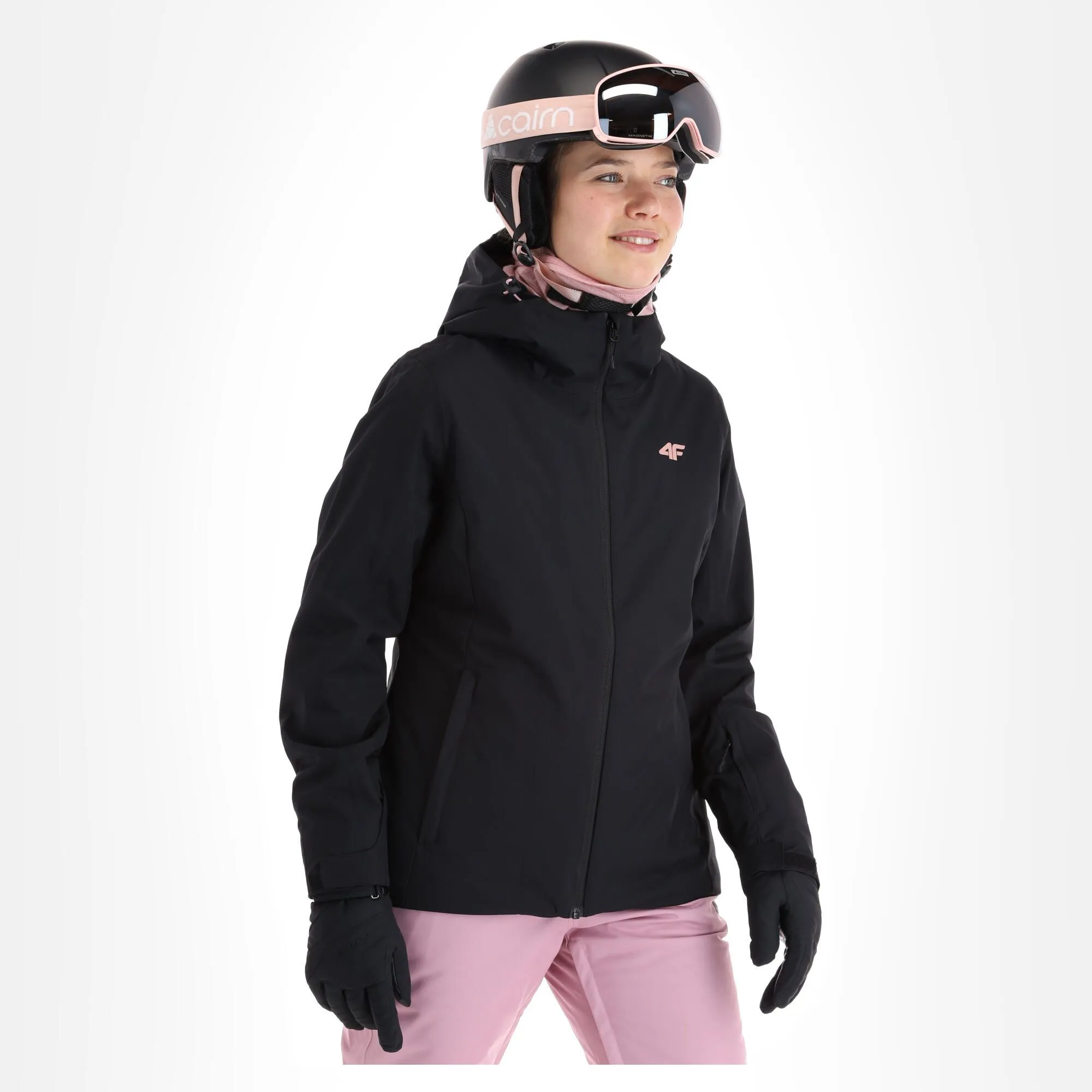 4F, Kudn001 Ski-jas Dames Deep Zwart 1 4F, Kudn001 Ski-jas Dames Deep Zwart