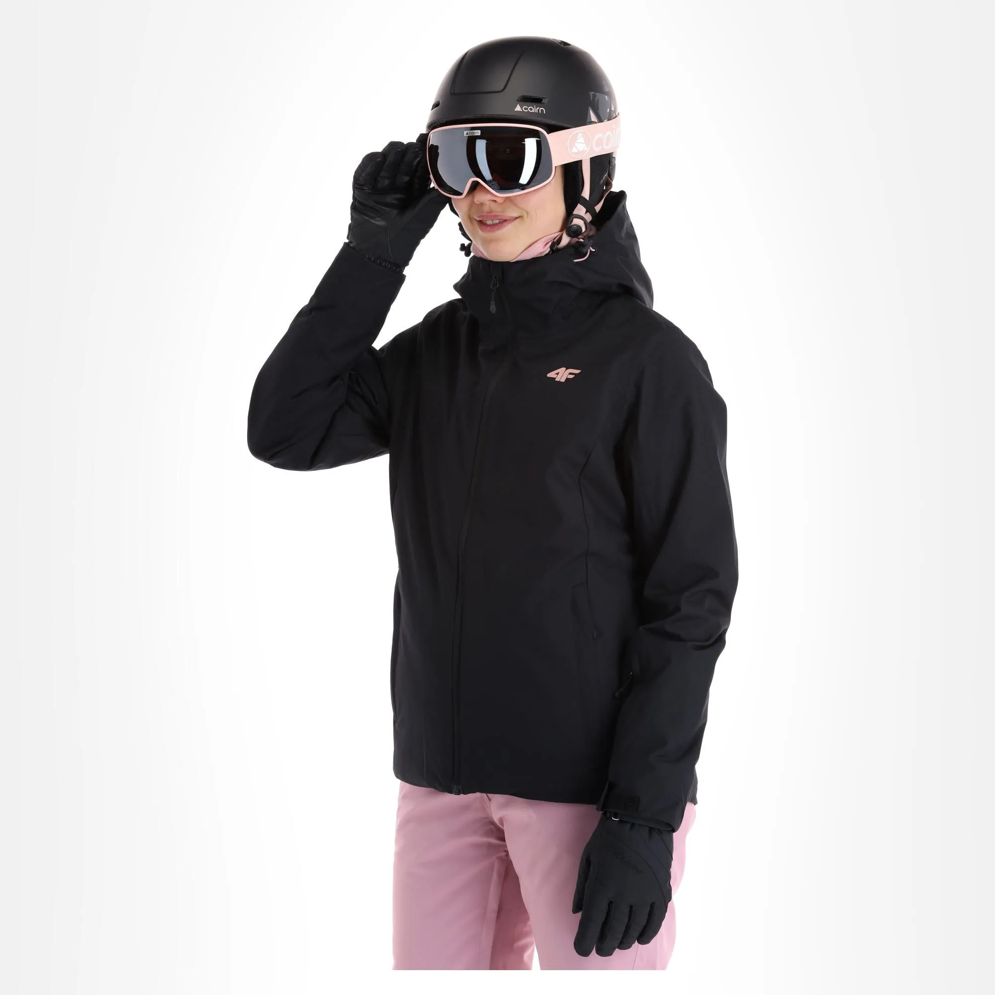 4F, Kudn001 Ski-jas Dames Deep Zwart 3 4F, Kudn001 Ski-jas Dames Deep Zwart - Afbeelding 3