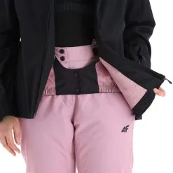 4F, Kudn001 Ski-jas Dames Deep Zwart 16 4F, Kudn001 Ski-jas Dames Deep Zwart -Cmp Ski-uitrusting Winkel 4f kudn001 aa jas gevoerd dames deep zwart 224fxxx101v4 BI 07