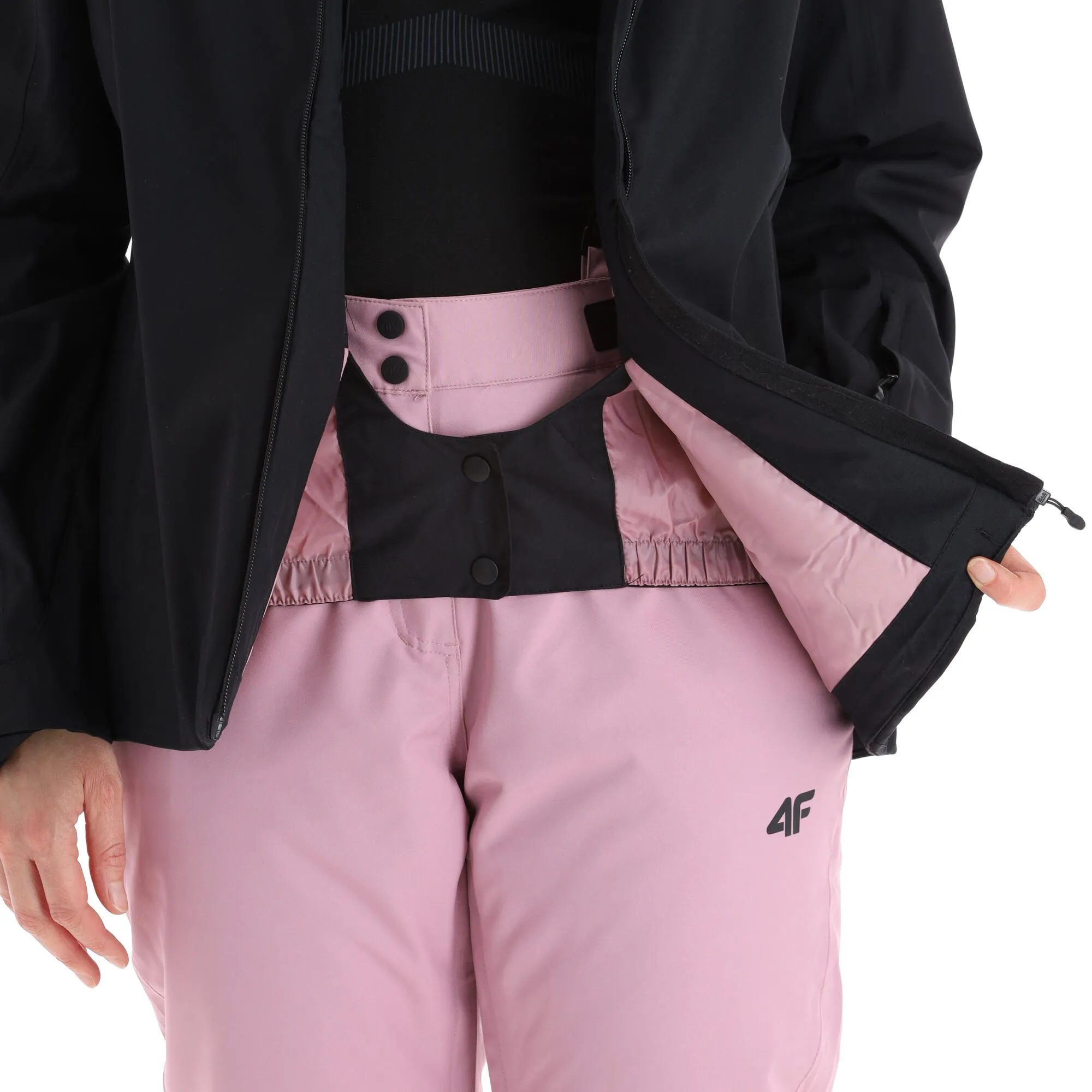 4F, Kudn001 Ski-jas Dames Deep Zwart 6 4F, Kudn001 Ski-jas Dames Deep Zwart - Afbeelding 6