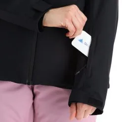 4F, Kudn001 Ski-jas Dames Deep Zwart 17 4F, Kudn001 Ski-jas Dames Deep Zwart -Cmp Ski-uitrusting Winkel 4f kudn001 aa jas gevoerd dames deep zwart 224fxxx101v4 BI 08