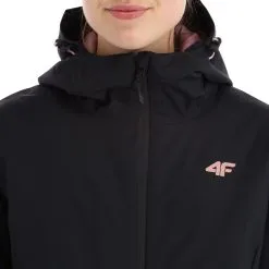 4F, Kudn001 Ski-jas Dames Deep Zwart 20 4F, Kudn001 Ski-jas Dames Deep Zwart -Cmp Ski-uitrusting Winkel 4f kudn001 aa jas gevoerd dames deep zwart 224fxxx101v4 BI 11