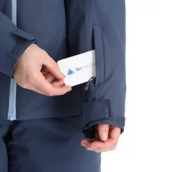 4F, Kudn001 Ski-jas Dames Denim Blauw -Cmp Ski-uitrusting Winkel 4f kudn001 aa jas gevoerd dames denim blauw 224fxxx101v3 BI 09