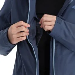 4F, Kudn001 Ski-jas Dames Denim Blauw -Cmp Ski-uitrusting Winkel 4f kudn001 aa jas gevoerd dames denim blauw 224fxxx101v3 BI 10