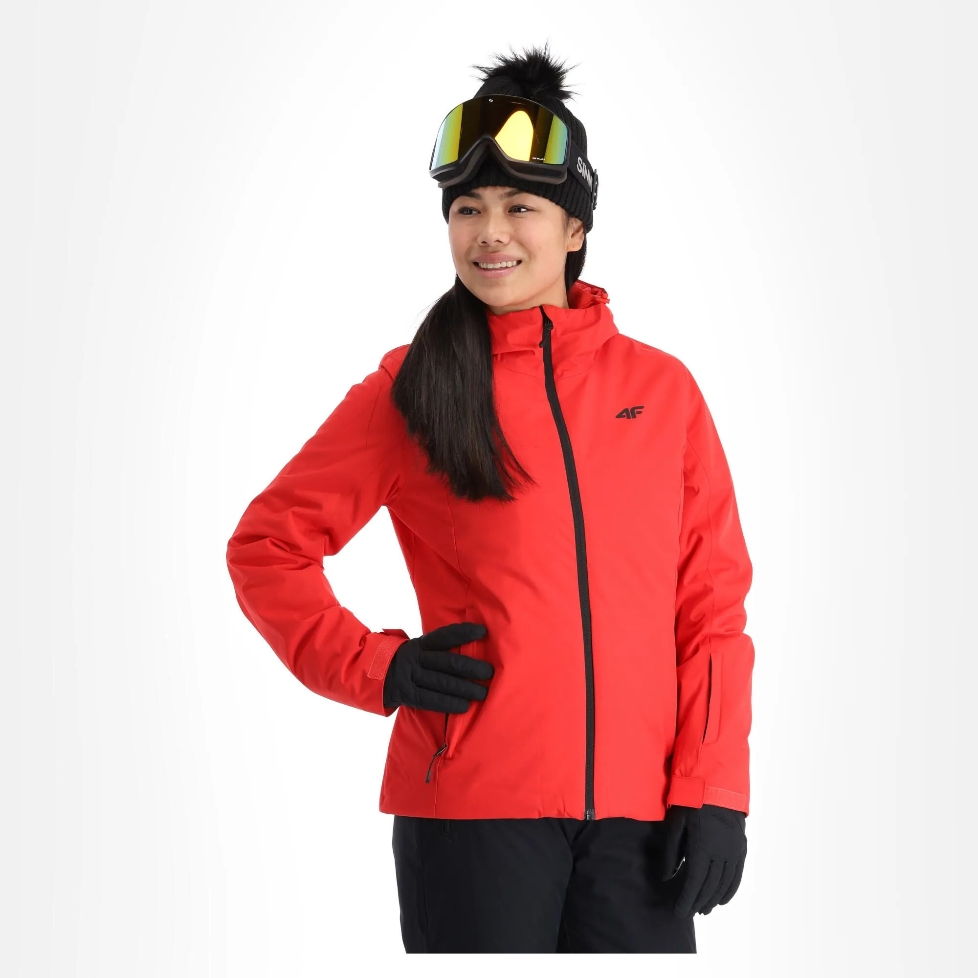 4F, Kudn001 Ski-jas Dames Rood 1 4F, Kudn001 Ski-jas Dames Rood