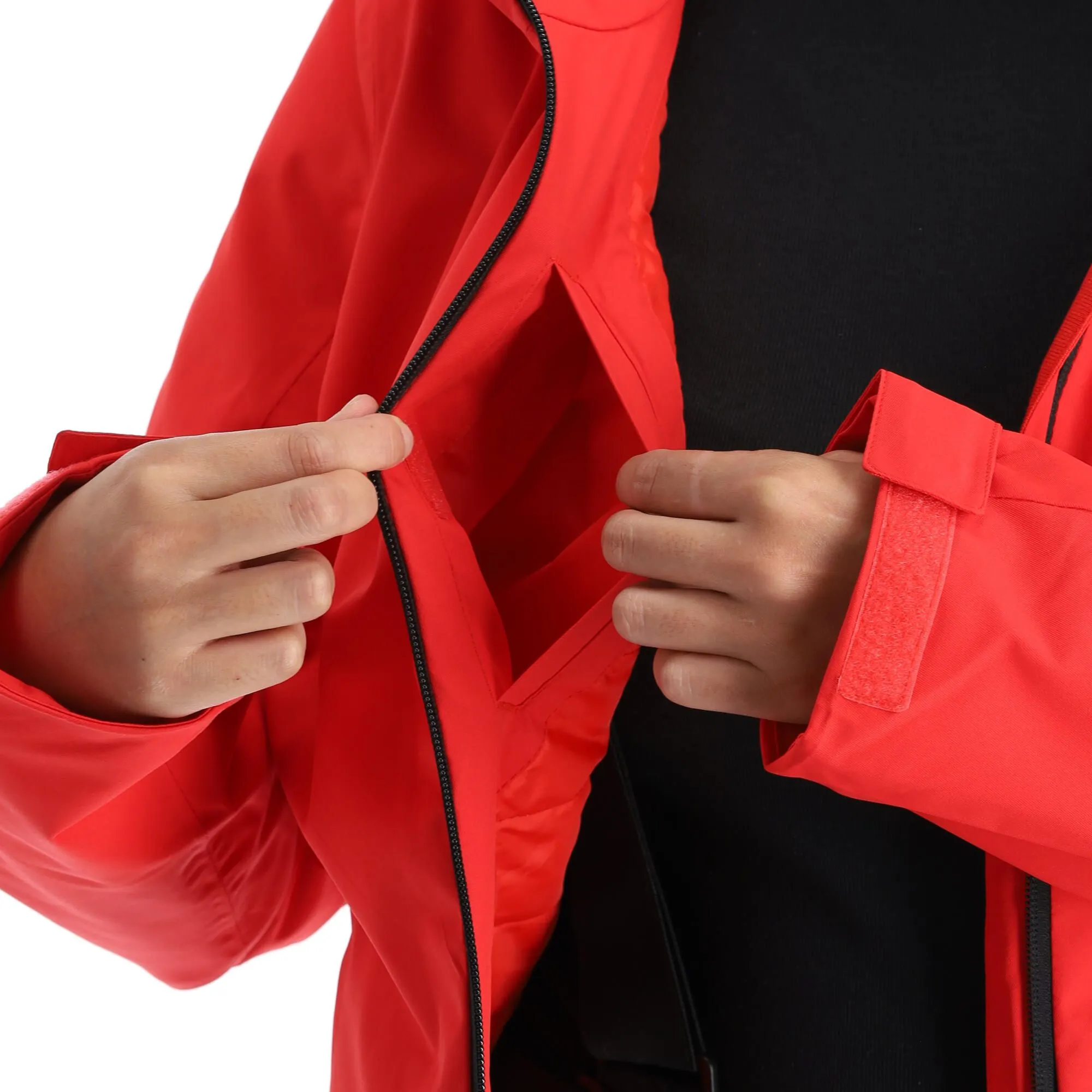 4F, Kudn001 Ski-jas Dames Rood 10 4F, Kudn001 Ski-jas Dames Rood - Afbeelding 10