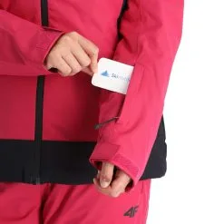 4F, Kudn002 Ski-jas Dames Hot Roze -Cmp Ski-uitrusting Winkel 4f kudn002 aa jas gevoerd dames hot roze 224fxxx102v4 BI 08