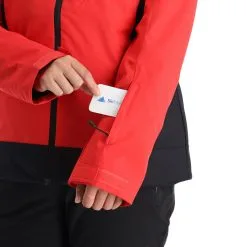 4F, Kudn002 Ski-jas Dames Rood -Cmp Ski-uitrusting Winkel 4f kudn002 aa jas gevoerd dames rood 224fxxx102v2 BI 08