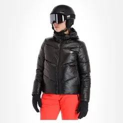 Cmp Winkel 48 4F, Kudn004 Ski-jas Dames Deep Zwart