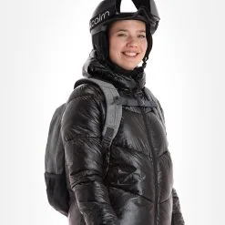 4F, Kudn004 Ski-jas Dames Deep Zwart -Cmp Ski-uitrusting Winkel 4f kudn004 aa jas gevoerd dames deep zwart 224fxxx103v1 BI 05