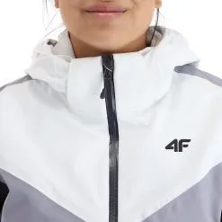 4F, Kudn008 Ski-jas Dames Dark Grijs -Cmp Ski-uitrusting Winkel 4f kudn008 aa jas gevoerd dames dark grijs 224fxxx104v1 BI 09