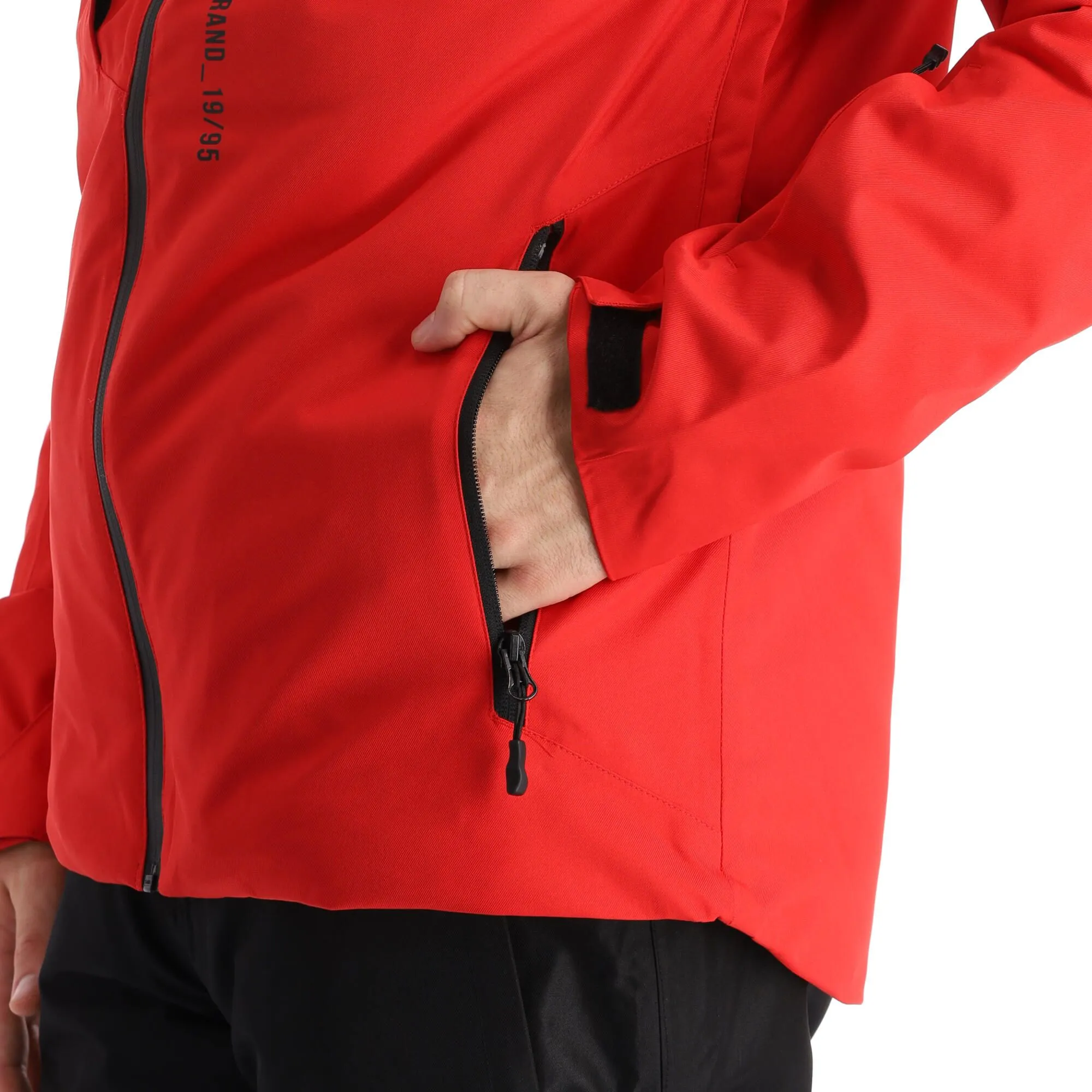 4F, Kumn003 Ski-jas Heren Rood 12 4F, Kumn003 Ski-jas Heren Rood - Afbeelding 12