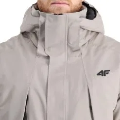 4F, Kumn004 Ski-jas Heren Warm Light Grijs 25 4F, Kumn004 Ski-jas Heren Warm Light Grijs -Cmp Ski-uitrusting Winkel 4f kumn004 aa jas gevoerd heren warm light grijs 224fxxx108v1 BI 12