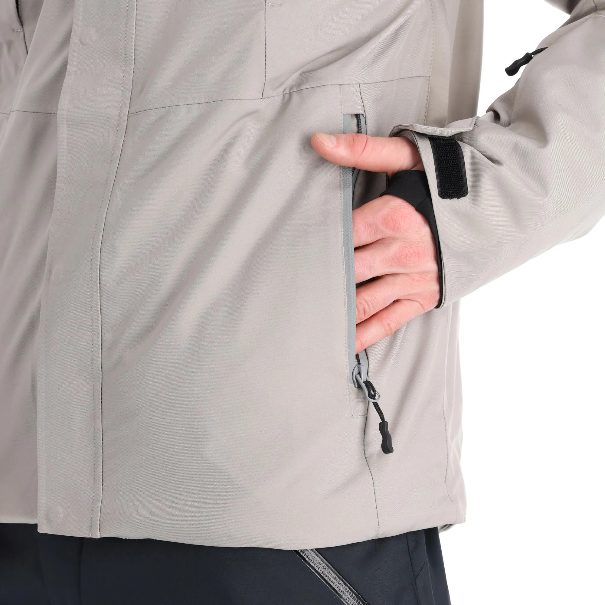 4F, Kumn004 Ski-jas Heren Warm Light Grijs 14 4F, Kumn004 Ski-jas Heren Warm Light Grijs - Afbeelding 14