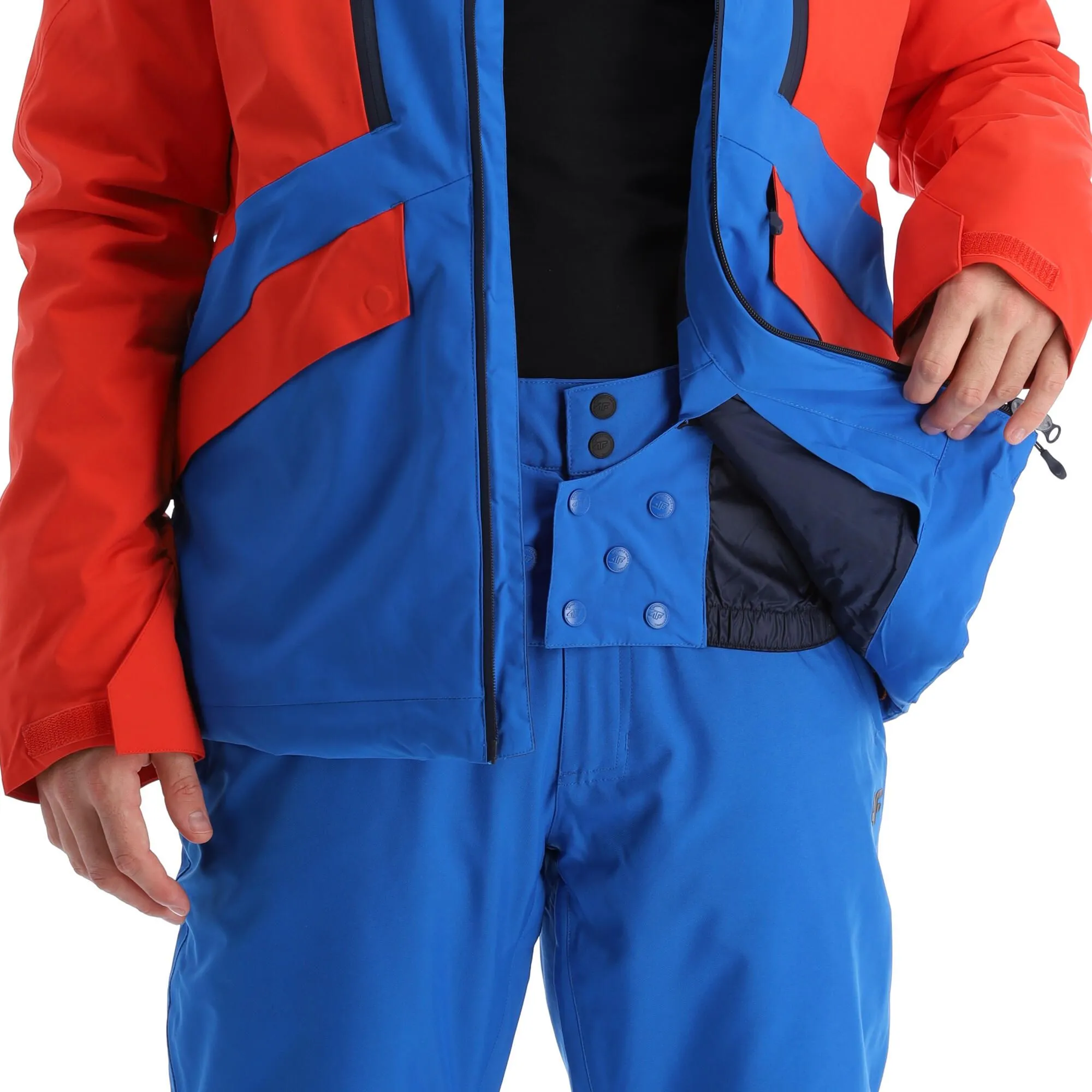 4F, Kumn008 Ski-jas Heren Cobalt Blauw 8 4F, Kumn008 Ski-jas Heren Cobalt Blauw - Afbeelding 8