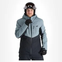 4F, Kumn011 Ski-jas Heren Deep Zwart -Cmp Ski-uitrusting Winkel 4f kumn011 aa jas gevoerd heren deep zwart 224fxxx111v1 BI 04