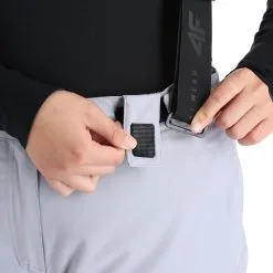 4F, Spdn002 Skibroek Dames Grijs -Cmp Ski-uitrusting Winkel 4f spdn002 ba skibroek gevoerd dames grijs 224fxxx113v2 BI 07