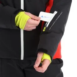 Deluni, Challenger 3 Ski-jas Heren Zwart/rood -Cmp Ski-uitrusting Winkel aa10del010d bi 09 1