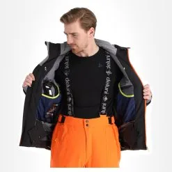 Deluni, Challenger 3 Ski-jas Heren Zwart/grijs -Cmp Ski-uitrusting Winkel aa10del010e bi 05 1