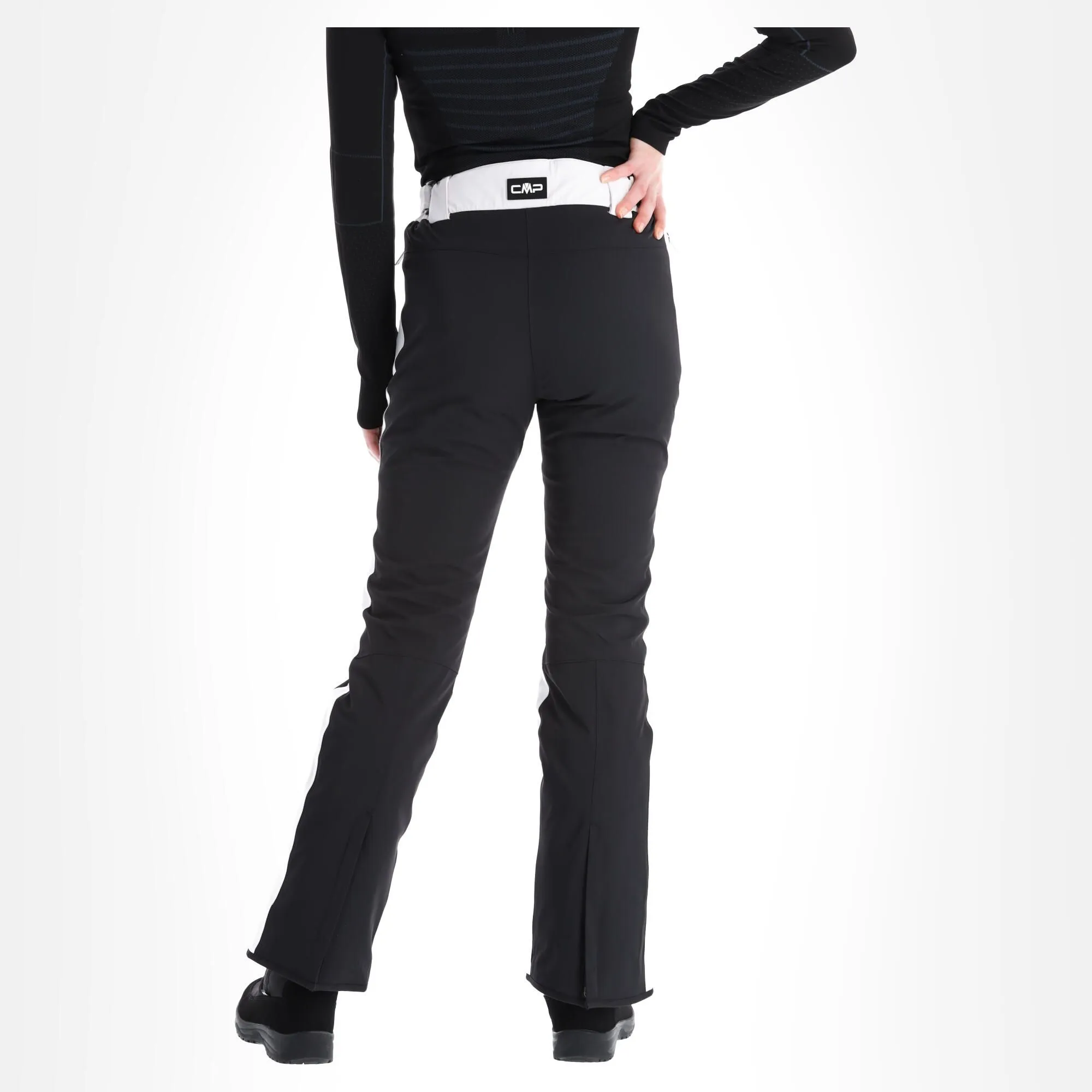 CMP, 30W0806 Skibroek Slim Fit Dames Zwart 2 CMP, 30W0806 Skibroek Slim Fit Dames Zwart - Afbeelding 2