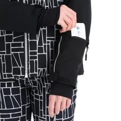 CMP, 31W0076 Ski-jas Dames Wit, Zwart -Cmp Ski-uitrusting Winkel cmp 31w0076 aa jas gevoerd dames wit zwart 22cmpxx119v2 BI 08