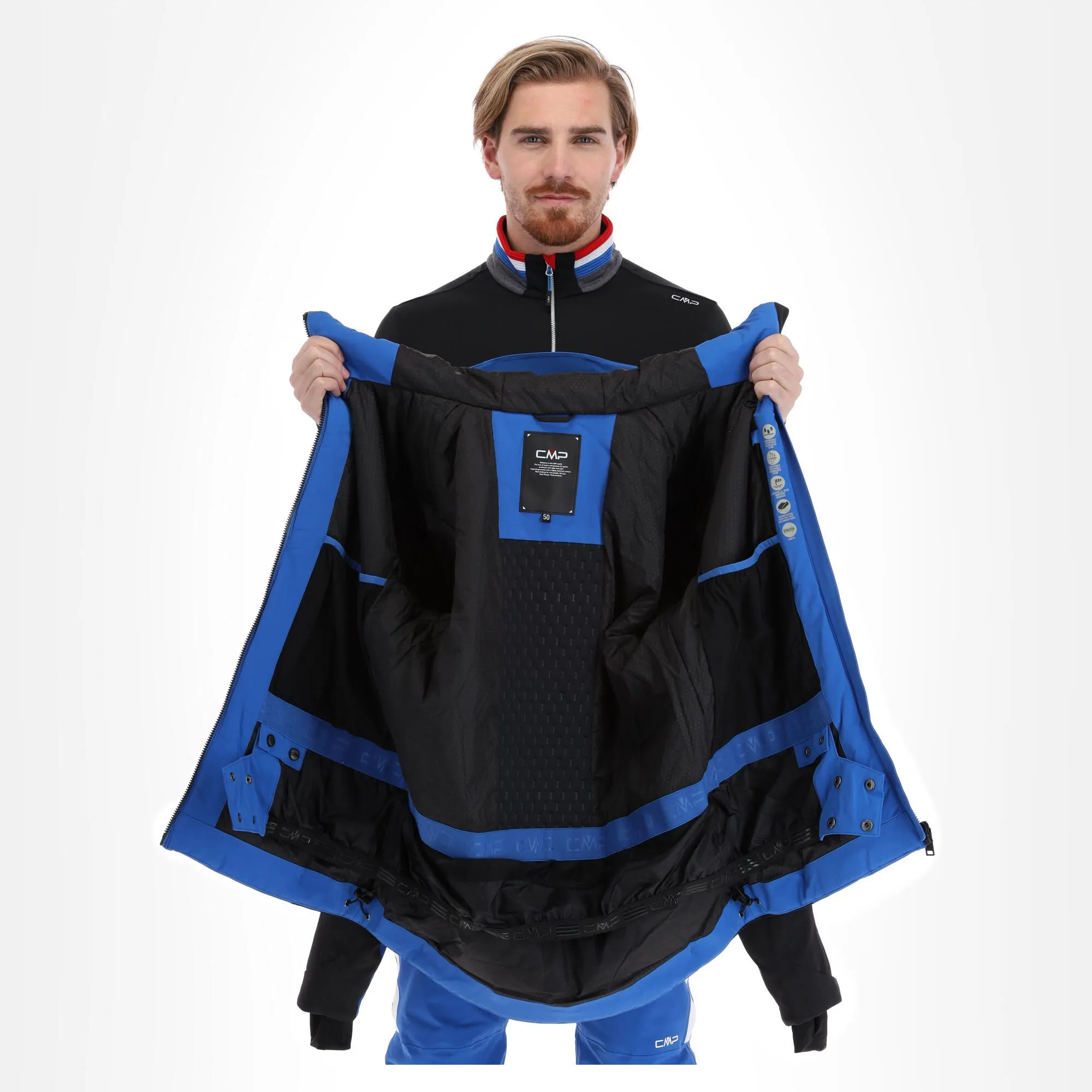 CMP, 31W0097 Ski-jas Heren Royal Blauw 5 CMP, 31W0097 Ski-jas Heren Royal Blauw - Afbeelding 5