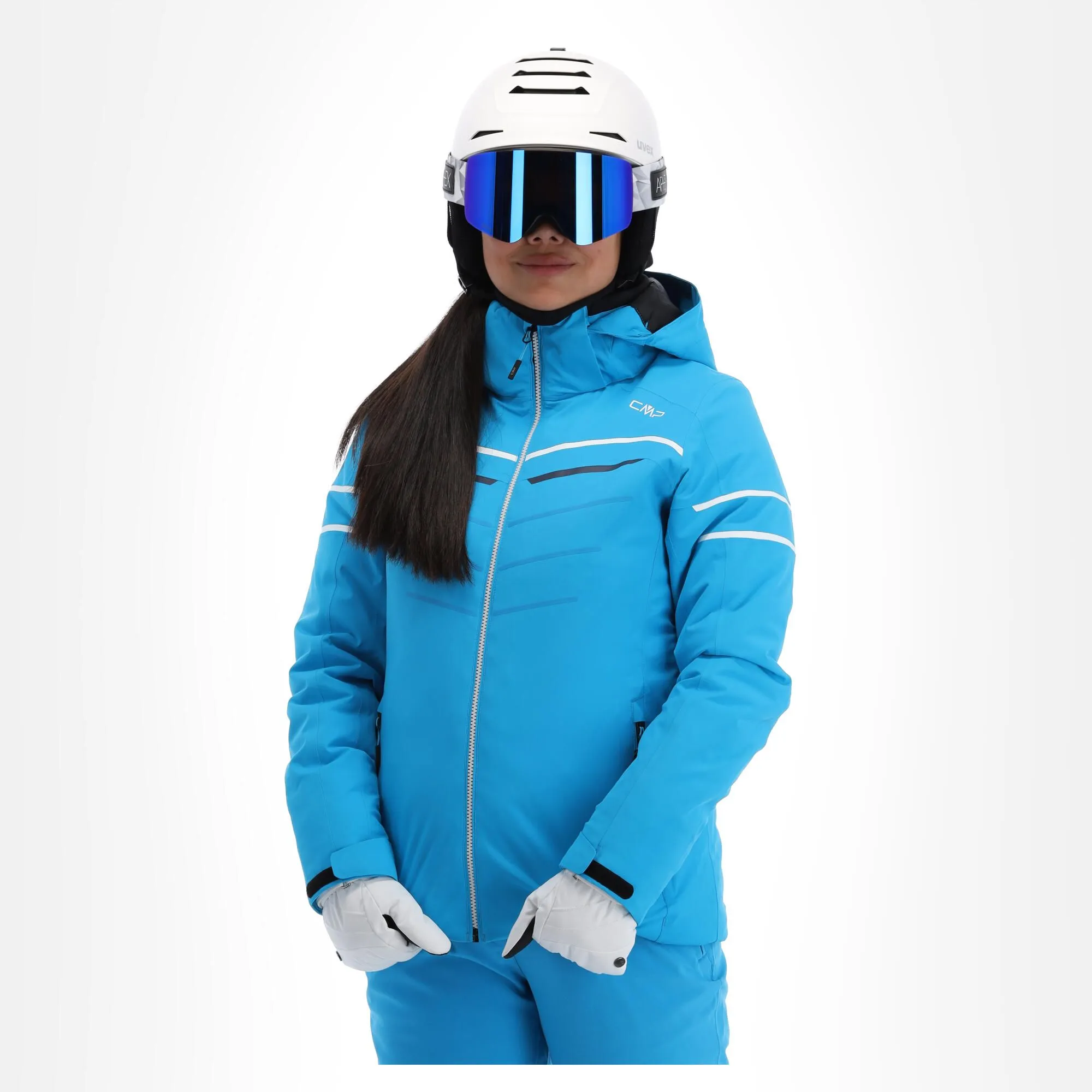 CMP, 31W0216 Ski-jas Dames Turquioise Blauw 1 CMP, 31W0216 Ski-jas Dames Turquioise Blauw