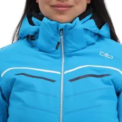 CMP, 31W0216 Ski-jas Dames Turquioise Blauw 17 CMP, 31W0216 Ski-jas Dames Turquioise Blauw -Cmp Ski-uitrusting Winkel cmp 31w0216 aa jas gevoerd dames turquioise blauw 22cmpxx125v3 BI 07