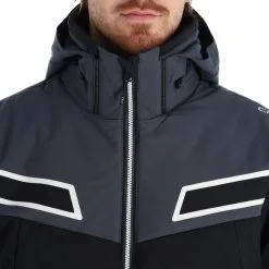 CMP, 32W0137 Ski-jas Heren Zwart -Cmp Ski-uitrusting Winkel cmp 32w0137 aa jas gevoerd heren zwart 22cmpxx139v4 BI 07