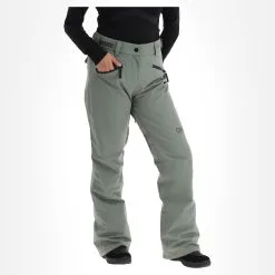 ColourWear, Cork Pant Skibroek Dames Grey Groen