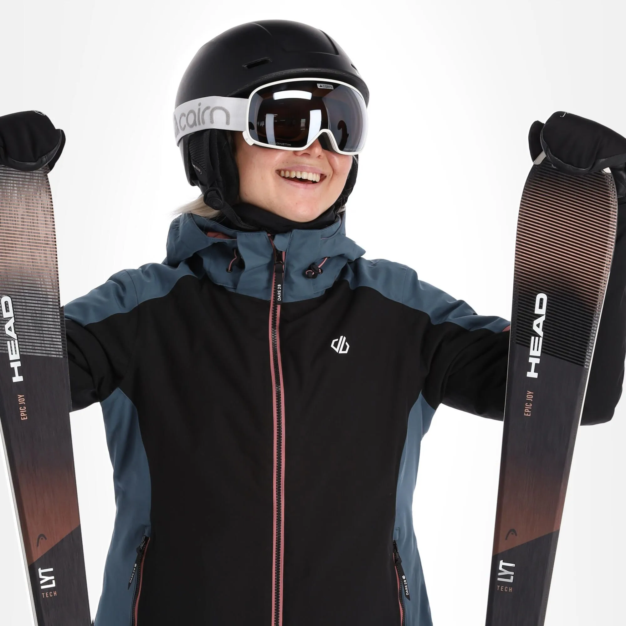 Dare2b, Enliven Ski-jas Dames Grijs, Zwart 5 Dare2b, Enliven Ski-jas Dames Grijs, Zwart - Afbeelding 5