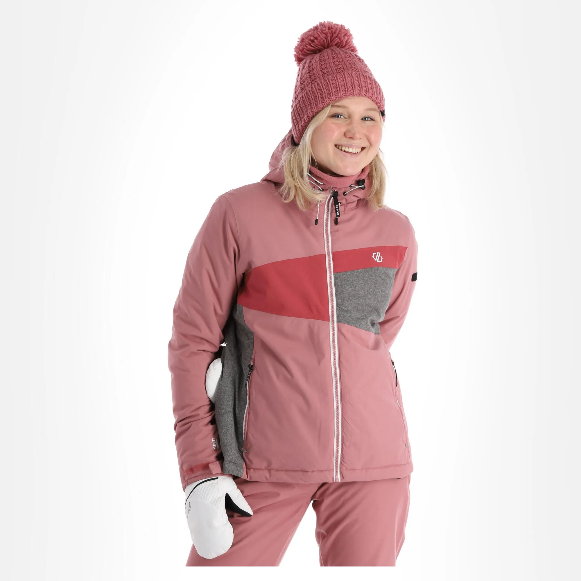 Dare2b, Ice Gleam III Ski-jas Dames Mesa Roze 1 Dare2b, Ice Gleam III Ski-jas Dames Mesa Roze