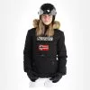 Geographical Norway, Belinda Lady New 001 + Bs Winter Anorak Dames Zwart