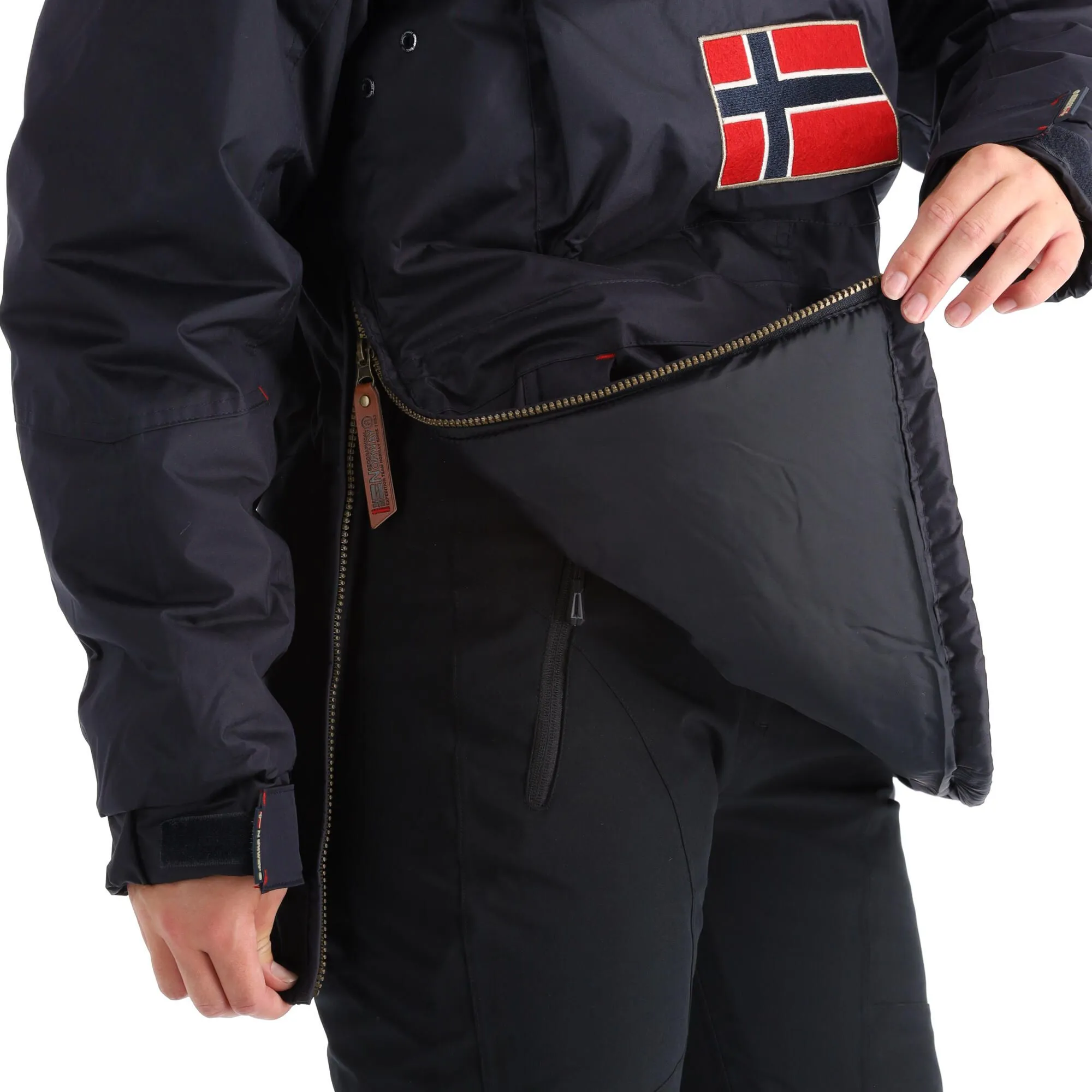 Geographical Norway, Boomera Rol-Art1 Lady 068 Winter Anorak Dames Navy Blauw 5 Geographical Norway, Boomera Rol-Art1 Lady 068 Winter Anorak Dames Navy Blauw - Afbeelding 5