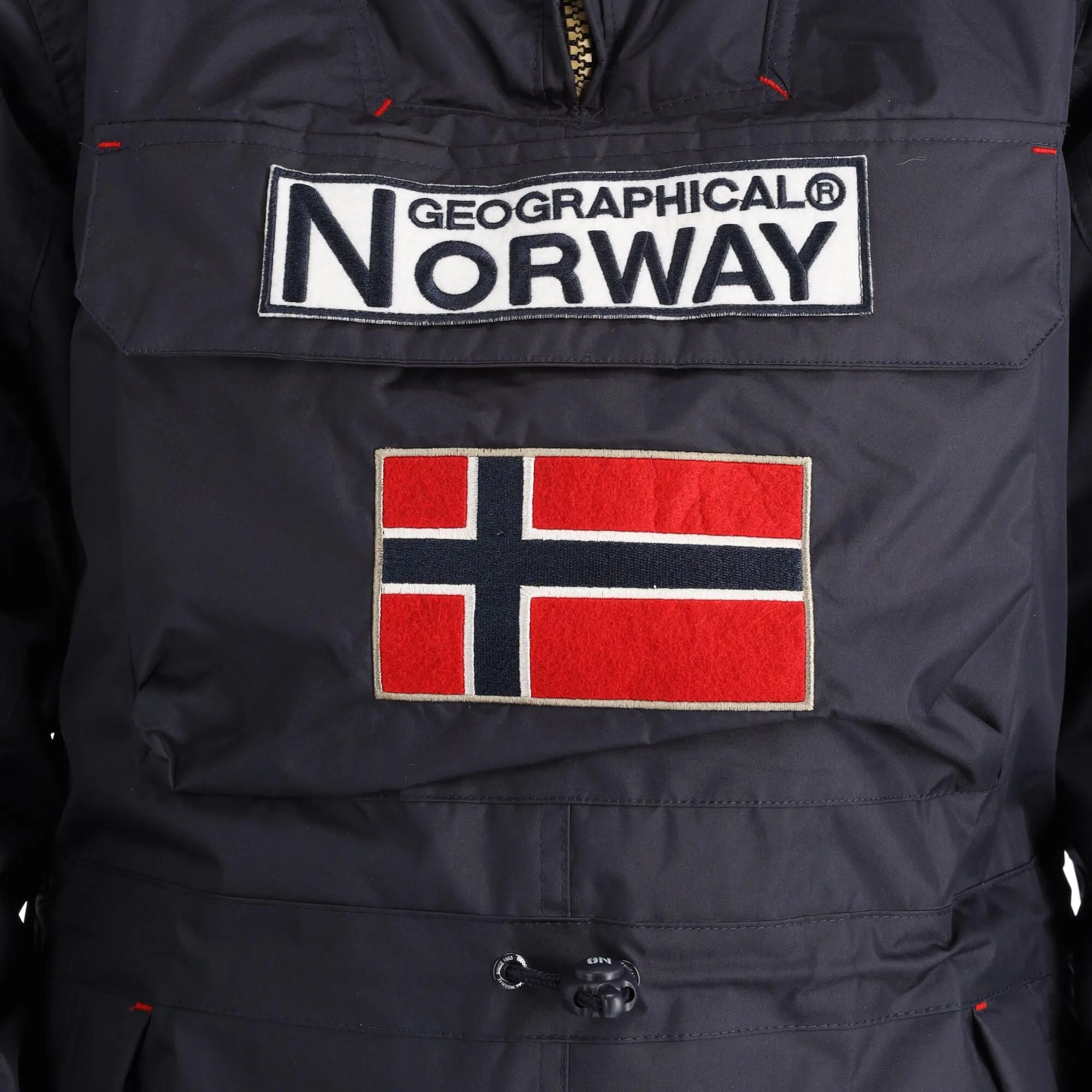 Geographical Norway, Boomera Rol-Art1 Lady 068 Winter Anorak Dames Navy Blauw 8 Geographical Norway, Boomera Rol-Art1 Lady 068 Winter Anorak Dames Navy Blauw - Afbeelding 8