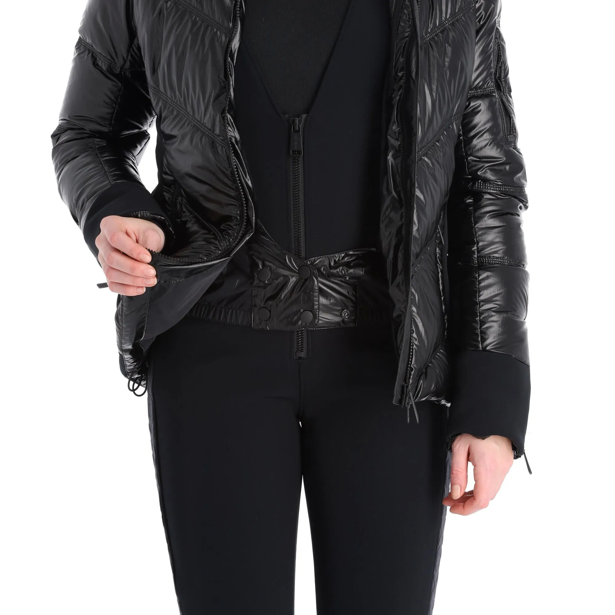 Head, Frost Ski-jas Dames Metallic Zwart 7 Head, Frost Ski-jas Dames Metallic Zwart - Afbeelding 7