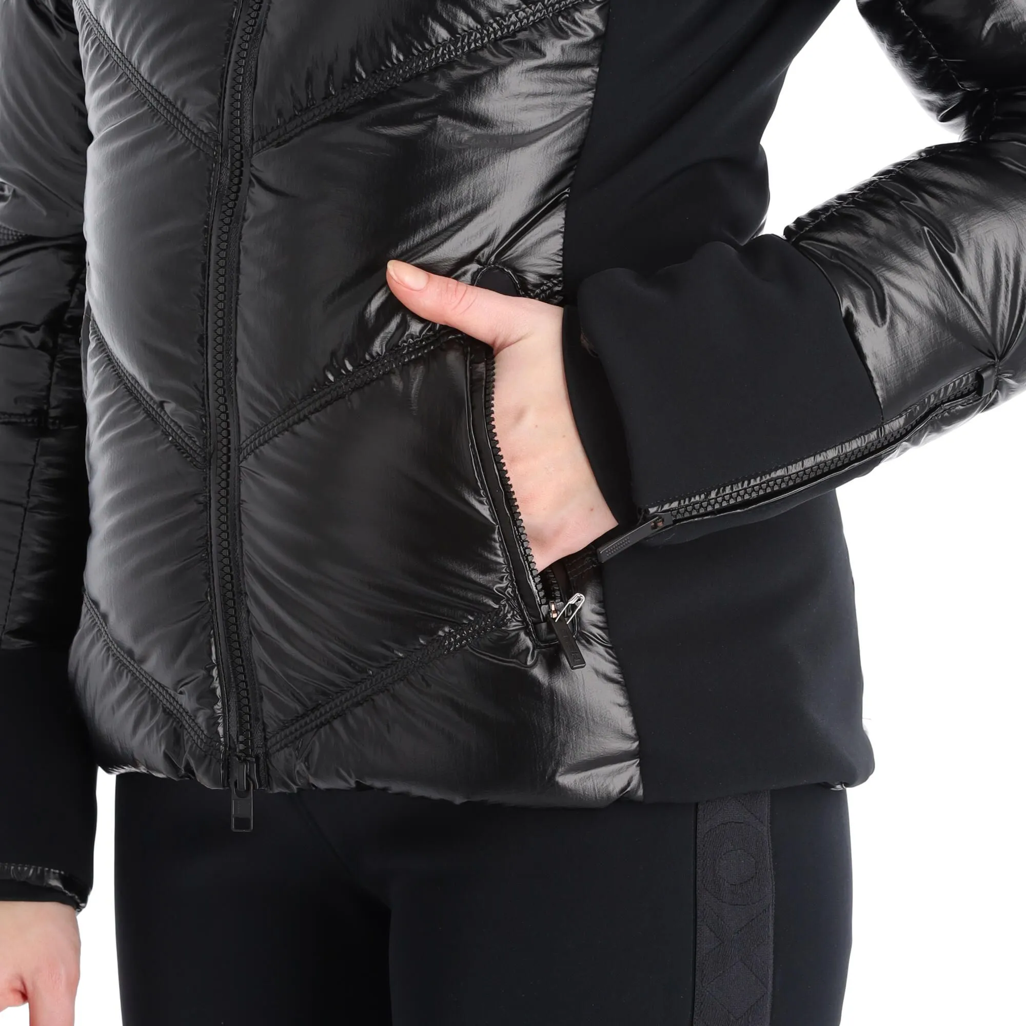 Head, Frost Ski-jas Dames Metallic Zwart 12 Head, Frost Ski-jas Dames Metallic Zwart - Afbeelding 12