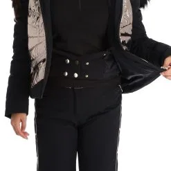 High Society, Harper Ski-jas Dames Caramel Bruin, Zwart 20 High Society, Harper Ski-jas Dames Caramel Bruin, Zwart -Cmp Ski-uitrusting Winkel high society ski jacket aa jas gevoerd dames caramel bruin zwart 22highs101v2 BI 09