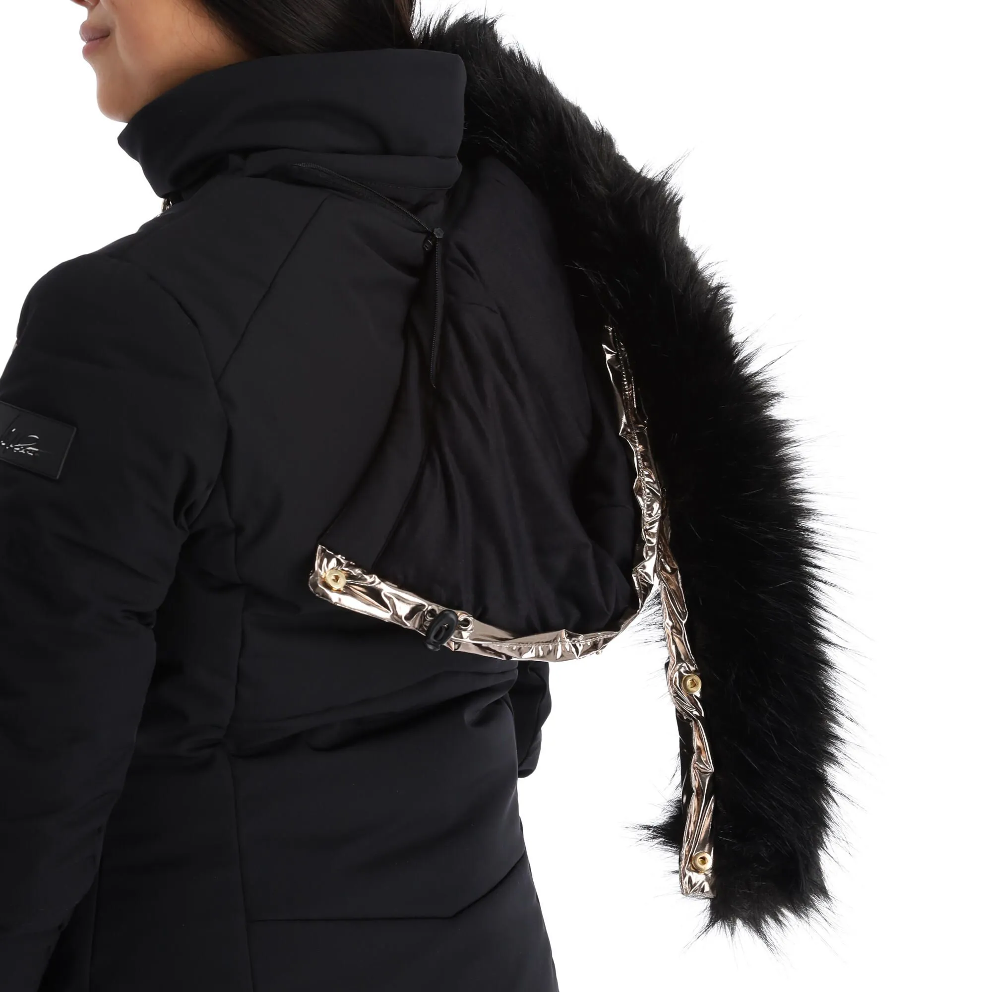 High Society, Harper Ski-jas Dames Caramel Bruin, Zwart 10 High Society, Harper Ski-jas Dames Caramel Bruin, Zwart - Afbeelding 10