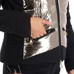 High Society, Harper Ski-jas Dames Caramel Bruin, Zwart 23 High Society, Harper Ski-jas Dames Caramel Bruin, Zwart -Cmp Ski-uitrusting Winkel high society ski jacket aa jas gevoerd dames caramel bruin zwart 22highs101v2 BI 12