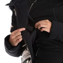 High Society, Harper Ski-jas Dames Caramel Bruin, Zwart 24 High Society, Harper Ski-jas Dames Caramel Bruin, Zwart -Cmp Ski-uitrusting Winkel high society ski jacket aa jas gevoerd dames caramel bruin zwart 22highs101v2 BI 13