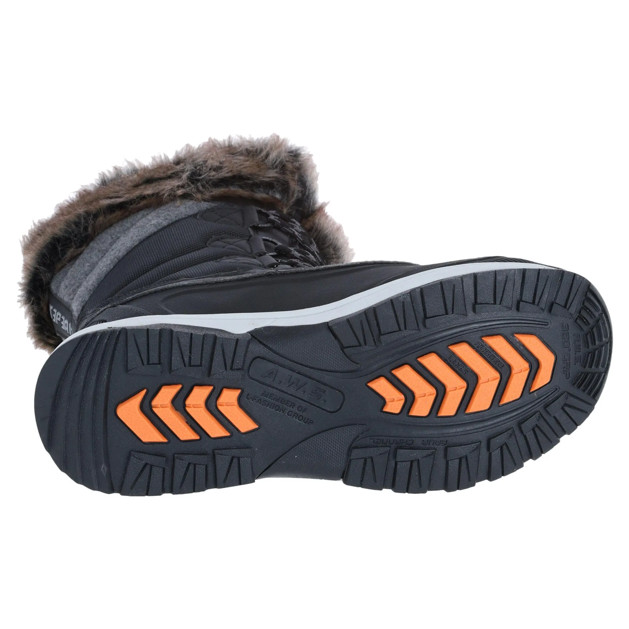 Icepeak, Ansina Ms Snowboots Dames Zwart 4 Icepeak, Ansina Ms Snowboots Dames Zwart - Afbeelding 4