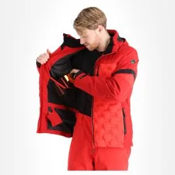 Icepeak, Forestville Ski-jas Heren Wine Rood -Cmp Ski-uitrusting Winkel icepeak icepeak forestville aa jas gevoerd heren wine rood AA11ice152c BI 05