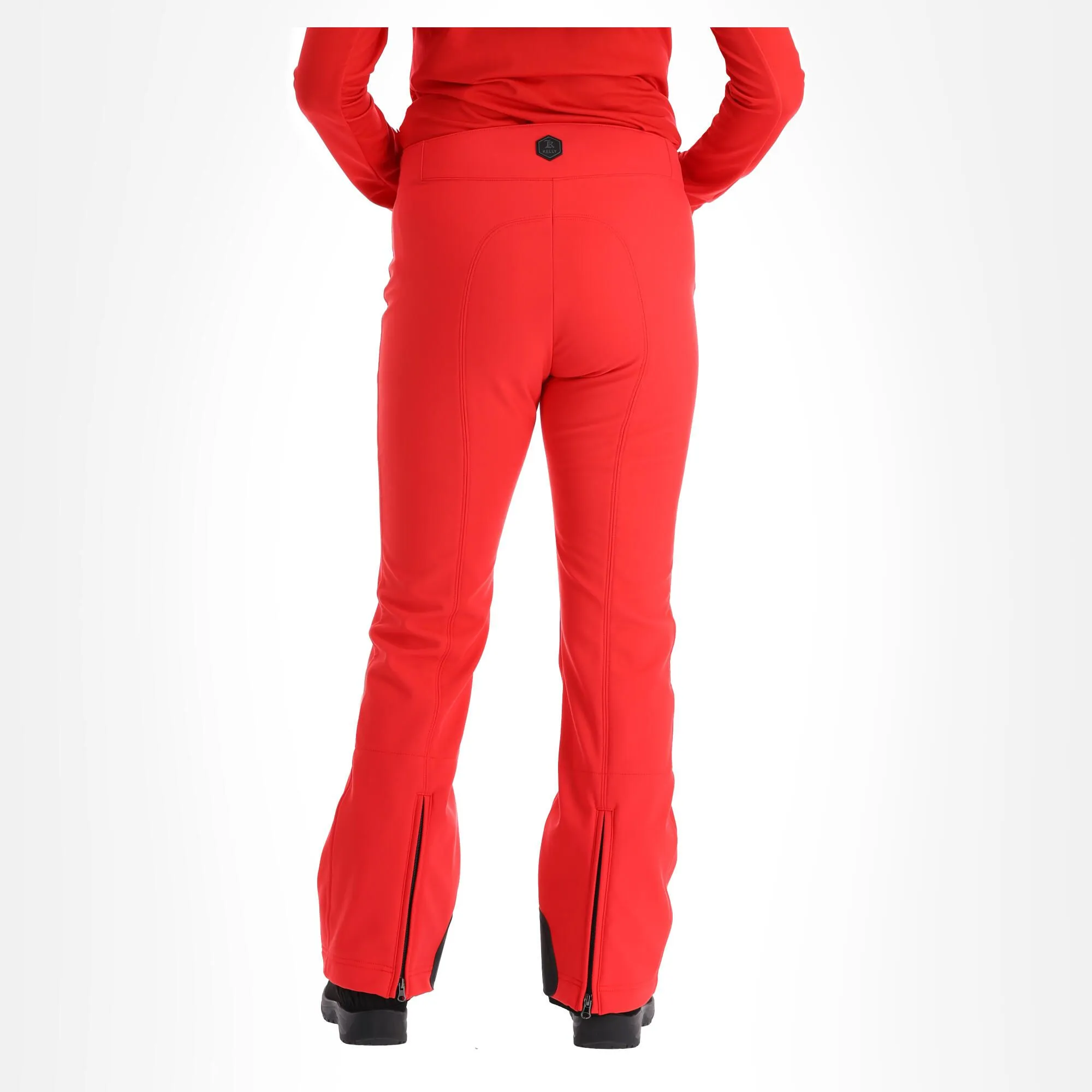 Kelly, Softshell Pants Softshell Skibroek Dames Rood 2 Kelly, Softshell Pants Softshell Skibroek Dames Rood - Afbeelding 2