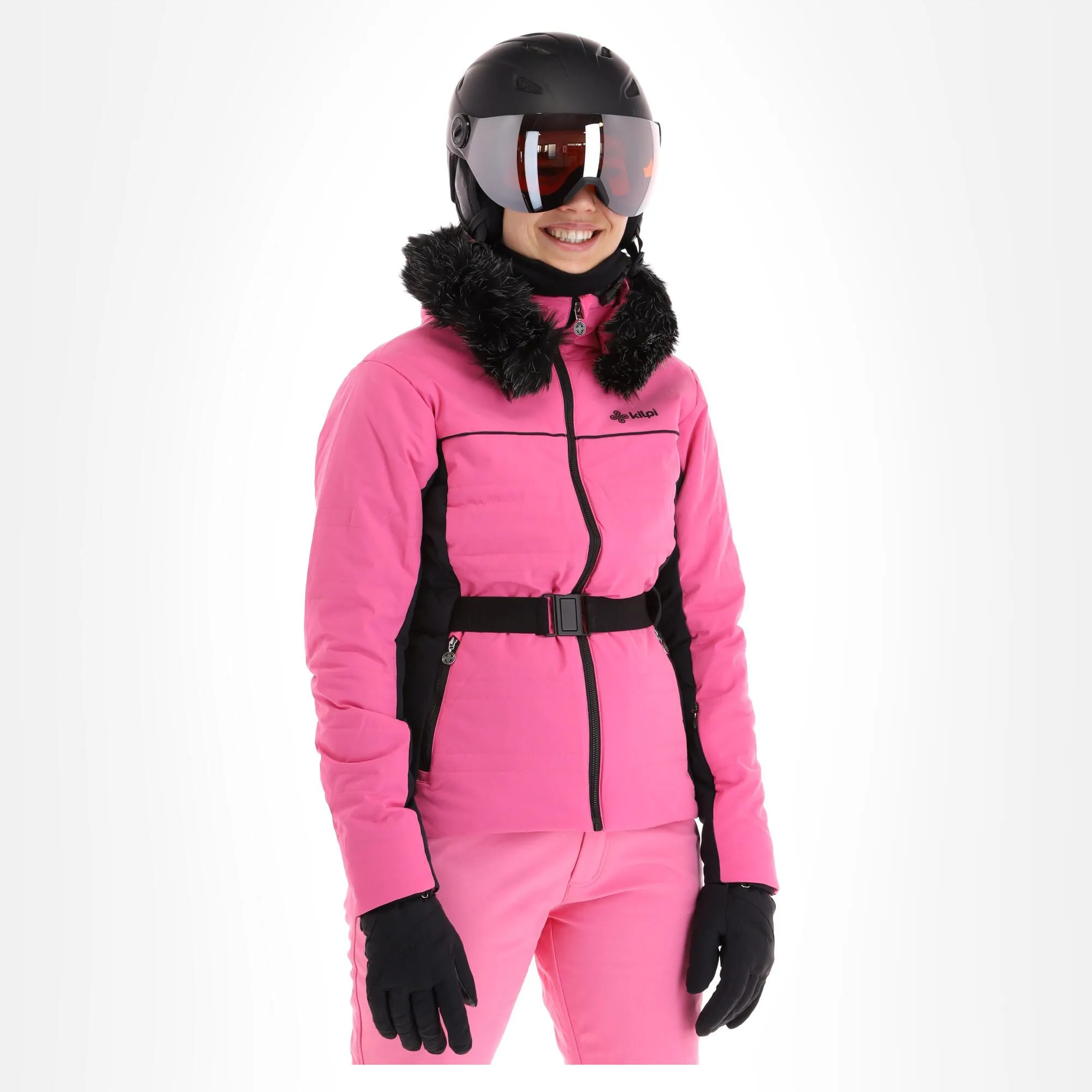 Kilpi, Carrie-W Ski-jas Dames Roze 3 Kilpi, Carrie-W Ski-jas Dames Roze - Afbeelding 3