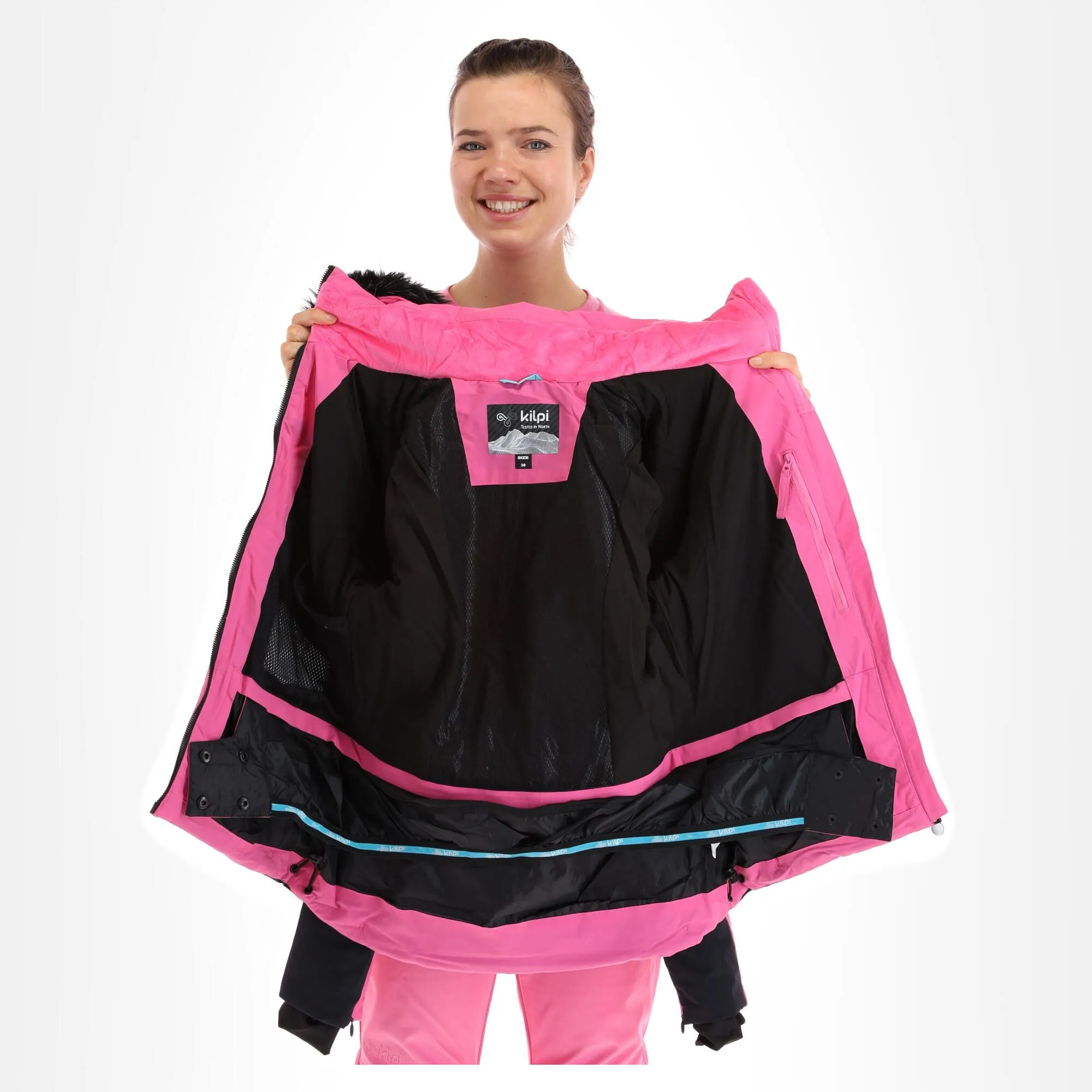 Kilpi, Carrie-W Ski-jas Dames Roze 5 Kilpi, Carrie-W Ski-jas Dames Roze - Afbeelding 5