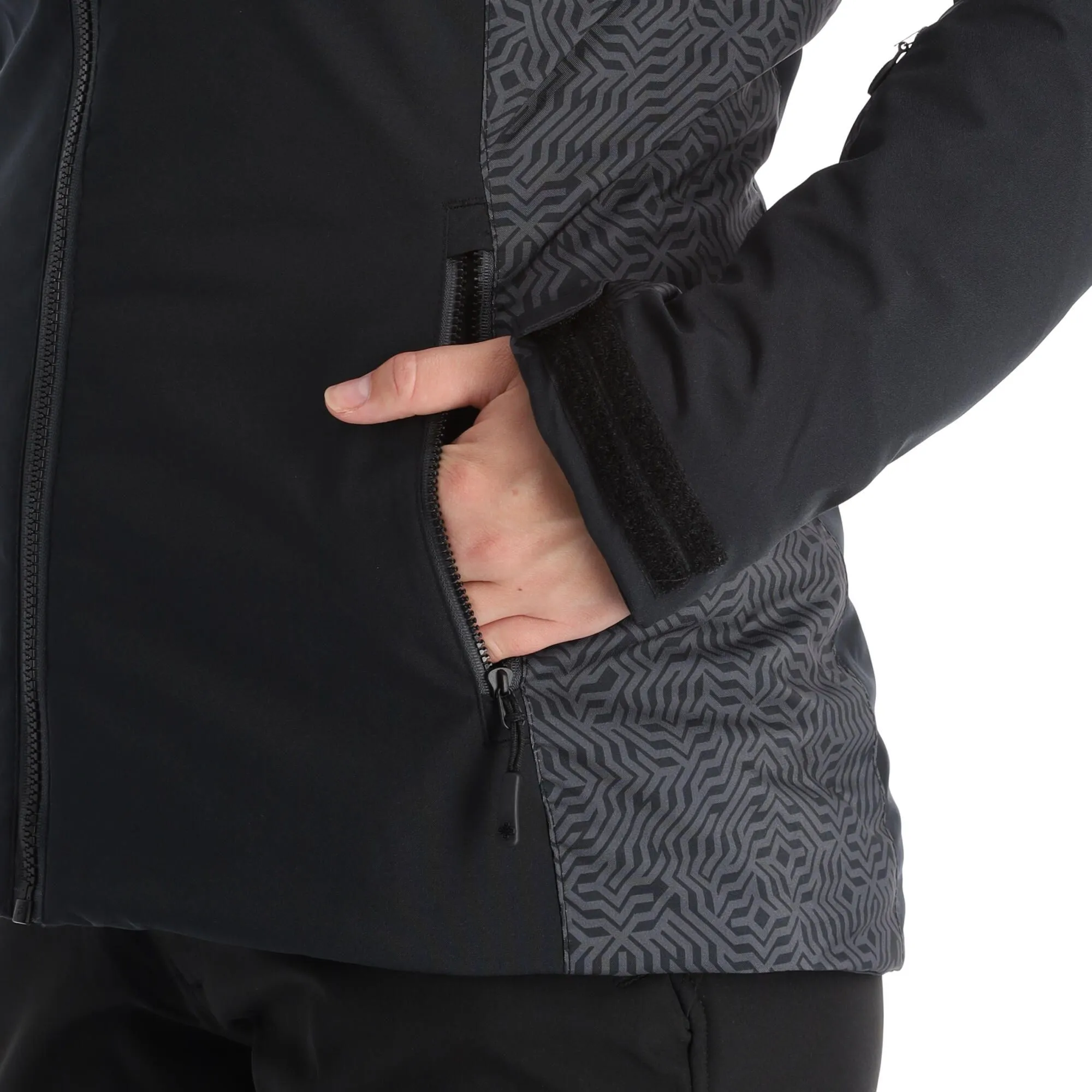 Kilpi, Flip-W Ski-jas Grote Maten Dames Zwart 9 Kilpi, Flip-W Ski-jas Grote Maten Dames Zwart - Afbeelding 9