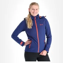 Kilpi, Ravia-W Softshell Ski-jas Dames Dark Blauw -Cmp Ski-uitrusting Winkel kilpi ravia w ac softshell jas dames dark blauw AC21kil124b BI 04